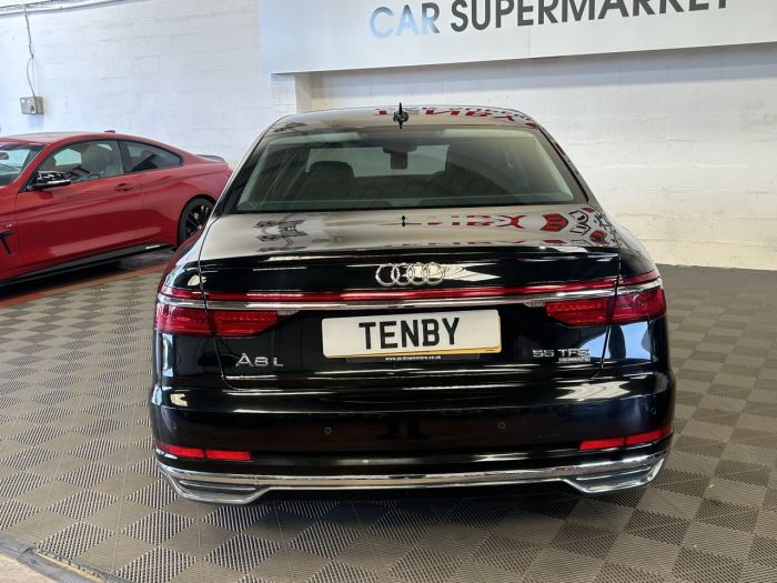 Audi A8 3.0 L TFSI QUATTRO MHEV 4d 336 BHP Saloon Petrol BLACK