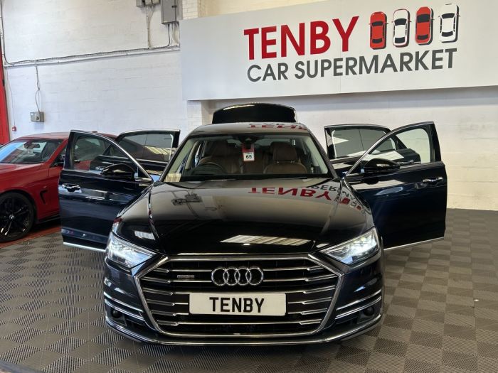 Audi A8 3.0 L TFSI QUATTRO MHEV 4d 336 BHP Saloon Petrol BLACK