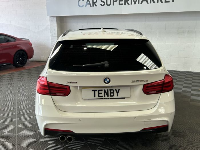 BMW 3 Series 2.0 320D XDRIVE M SPORT TOURING 5d 188 BHP Estate Diesel WHITE