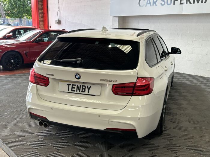 BMW 3 Series 2.0 320D XDRIVE M SPORT TOURING 5d 188 BHP Estate Diesel WHITE