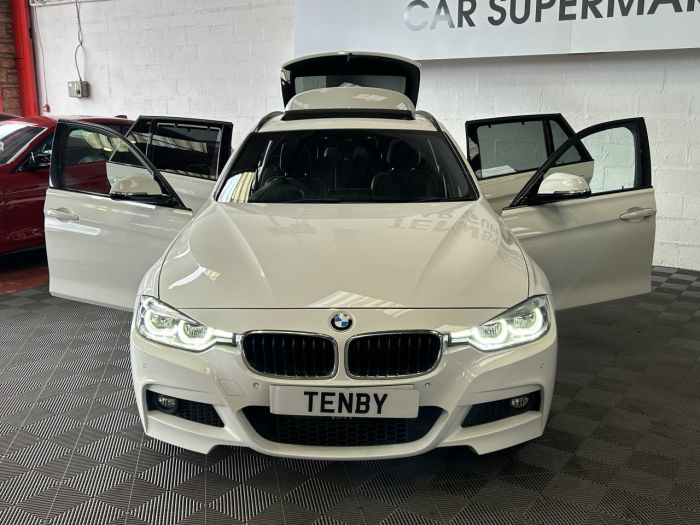 BMW 3 Series 2.0 320D XDRIVE M SPORT TOURING 5d 188 BHP Estate Diesel WHITE