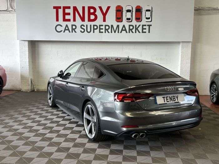 Audi A5 2.0 SPORTBACK TDI BLACK EDITION 5d 188 BHP Hatchback Diesel GREY