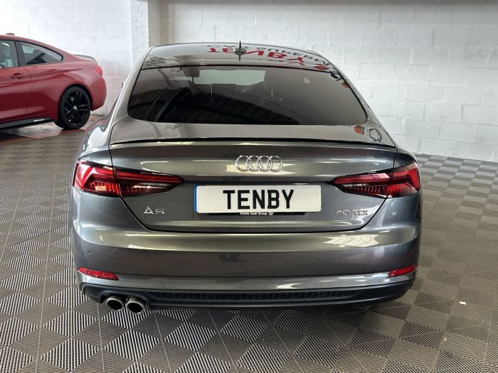 Audi A5 2.0 SPORTBACK TDI BLACK EDITION 5d 188 BHP Hatchback Diesel GREY