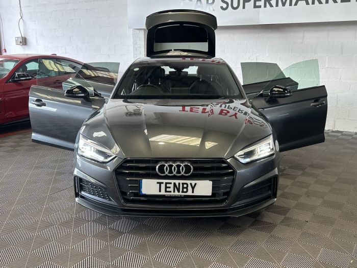 Audi A5 2.0 SPORTBACK TDI BLACK EDITION 5d 188 BHP Hatchback Diesel GREY