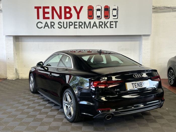 Audi A5 2.0 TFSI S LINE MHEV 2d 188 BHP Coupe Petrol BLACK