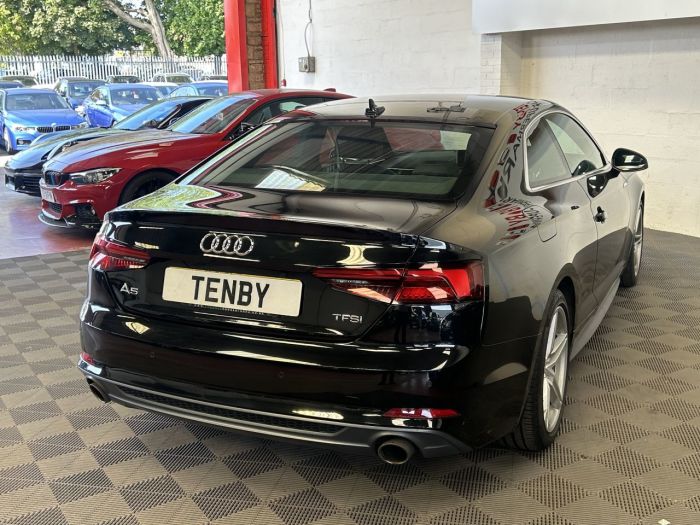 Audi A5 2.0 TFSI S LINE MHEV 2d 188 BHP Coupe Petrol BLACK