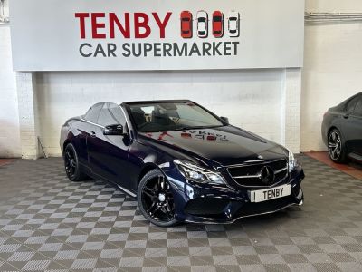 Mercedes-Benz E Class 3.0 E350 BLUETEC AMG LINE PREMIUM 2d 255 BHP Convertible Diesel BLUEMercedes-Benz E Class 3.0 E350 BLUETEC AMG LINE PREMIUM 2d 255 BHP Convertible Diesel BLUE at Motor Finance 4u Tunbridge Wells