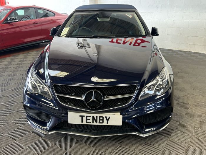 Mercedes-Benz E Class 3.0 E350 BLUETEC AMG LINE PREMIUM 2d 255 BHP Convertible Diesel BLUE