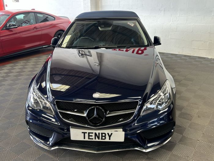 Mercedes-Benz E Class 3.0 E350 BLUETEC AMG LINE PREMIUM 2d 255 BHP Convertible Diesel BLUE