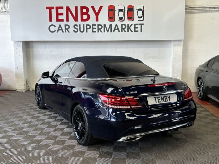 Mercedes-Benz E Class 3.0 E350 BLUETEC AMG LINE PREMIUM 2d 255 BHP Convertible Diesel BLUE