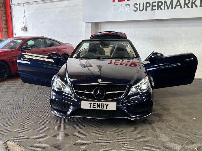 Mercedes-Benz E Class 3.0 E350 BLUETEC AMG LINE PREMIUM 2d 255 BHP Convertible Diesel BLUE