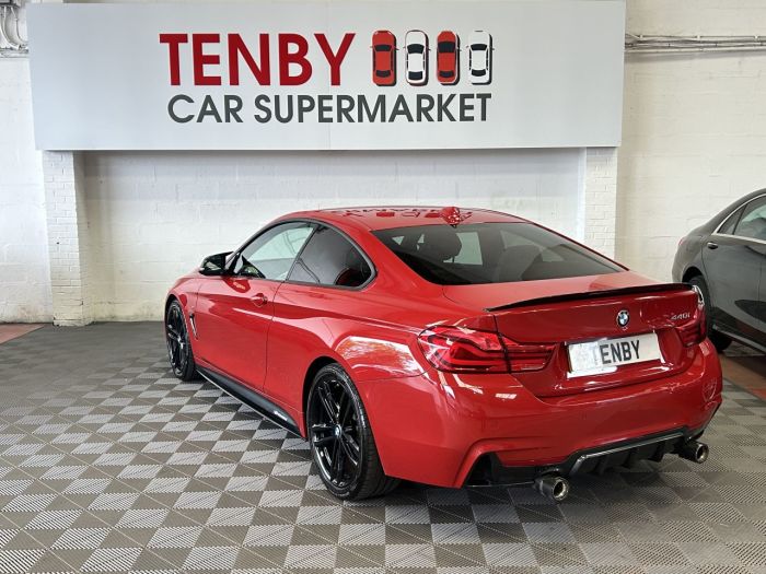 BMW 4 Series 3.0 440I M SPORT 2d 322 BHP Coupe Petrol RED