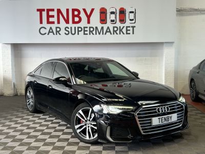 Audi A6 2.0 TDI S LINE MHEV 4d 202 BHP Saloon Diesel BLACKAudi A6 2.0 TDI S LINE MHEV 4d 202 BHP Saloon Diesel BLACK at Motor Finance 4u Tunbridge Wells