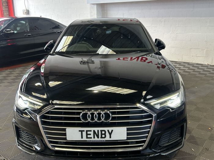 Audi A6 2.0 TDI S LINE MHEV 4d 202 BHP Saloon Diesel BLACK