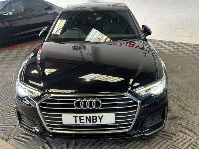 Audi A6 2.0 TDI S LINE MHEV 4d 202 BHP Saloon Diesel BLACK