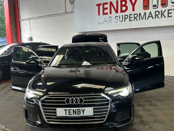 Audi A6 2.0 TDI S LINE MHEV 4d 202 BHP Saloon Diesel BLACK