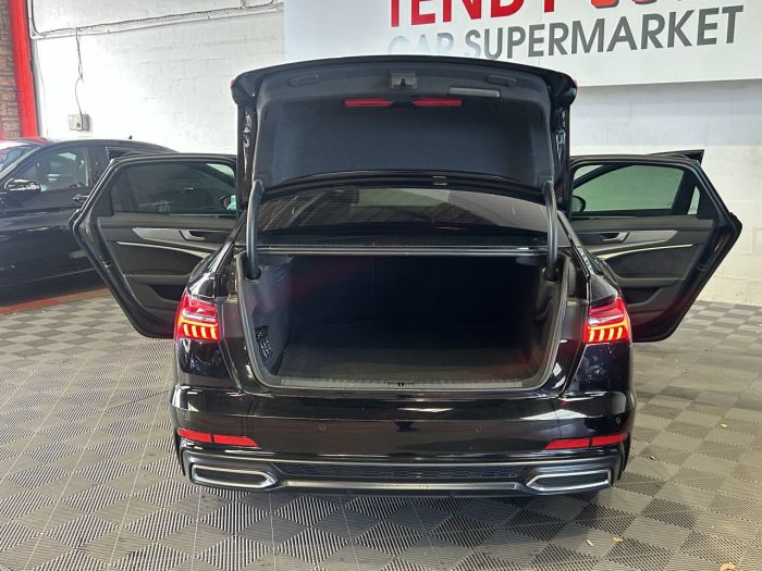 Audi A6 2.0 TDI S LINE MHEV 4d 202 BHP Saloon Diesel BLACK