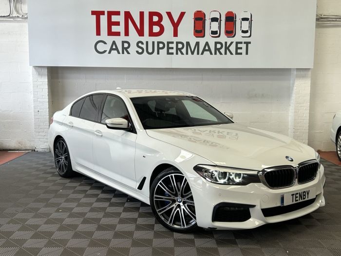 BMW 5 Series 2.0 530I M SPORT 4d 248 BHP Saloon Petrol WHITE