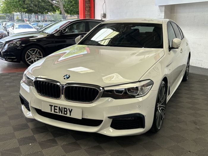 BMW 5 Series 2.0 530I M SPORT 4d 248 BHP Saloon Petrol WHITE