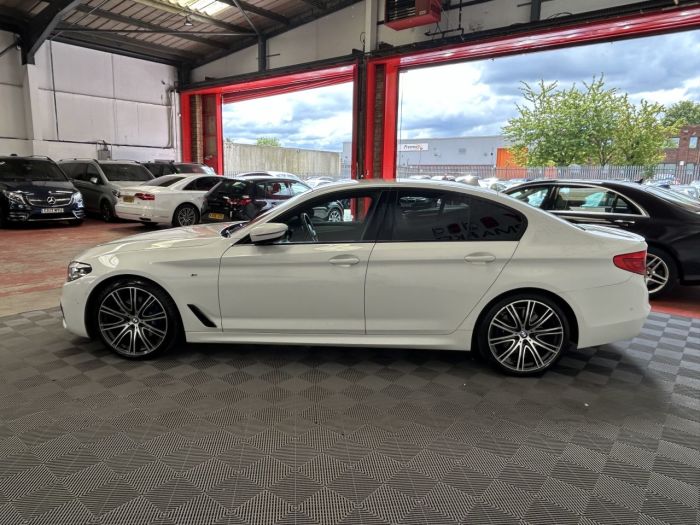 BMW 5 Series 2.0 530I M SPORT 4d 248 BHP Saloon Petrol WHITE