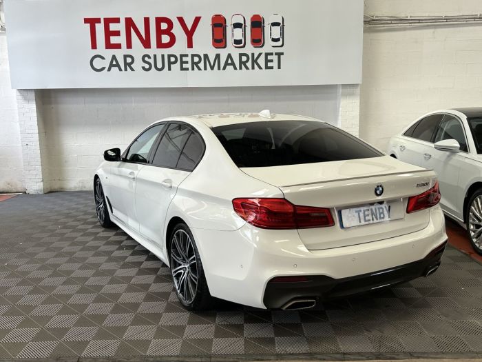 BMW 5 Series 2.0 530I M SPORT 4d 248 BHP Saloon Petrol WHITE