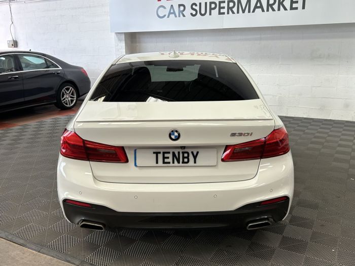 BMW 5 Series 2.0 530I M SPORT 4d 248 BHP Saloon Petrol WHITE