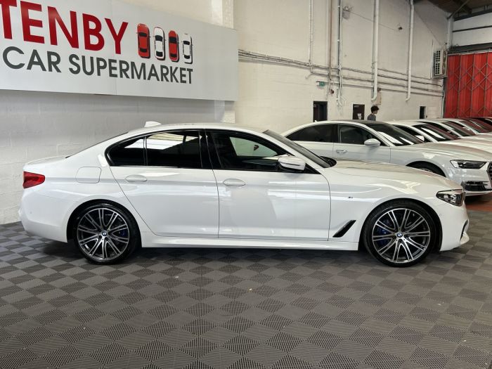 BMW 5 Series 2.0 530I M SPORT 4d 248 BHP Saloon Petrol WHITE