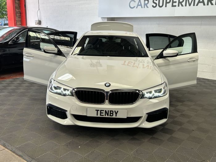 BMW 5 Series 2.0 530I M SPORT 4d 248 BHP Saloon Petrol WHITE