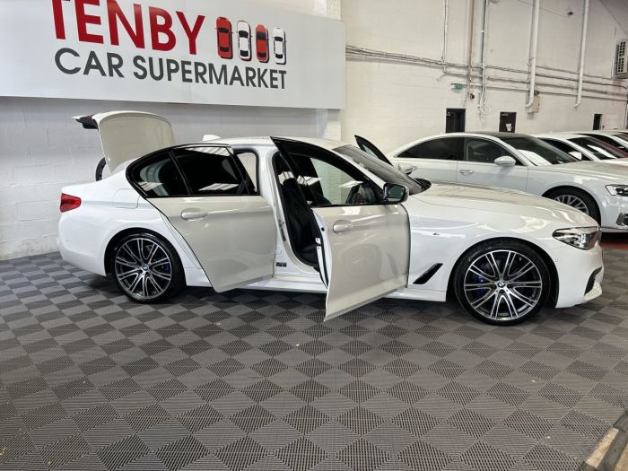 BMW 5 Series 2.0 530I M SPORT 4d 248 BHP Saloon Petrol WHITE