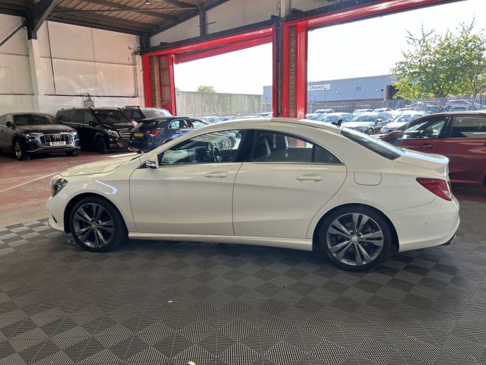 Mercedes-Benz CLA 2.1 CLA 200 D SPORT 4d 134 BHP Coupe Diesel WHITE