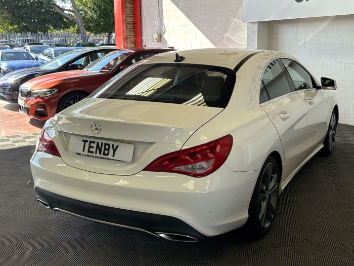 Mercedes-Benz CLA 2.1 CLA 200 D SPORT 4d 134 BHP Coupe Diesel WHITE