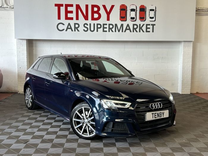 Audi A3 2.0 TDI QUATTRO BLACK EDITION 5d 182 BHP Hatchback Diesel BLUE