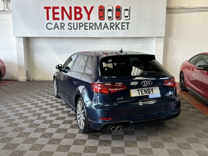 Audi A3 2.0 TDI QUATTRO BLACK EDITION 5d 182 BHP Hatchback Diesel BLUE