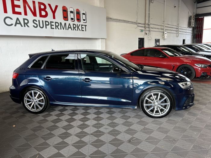 Audi A3 2.0 TDI QUATTRO BLACK EDITION 5d 182 BHP Hatchback Diesel BLUE