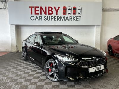 Kia Stinger 3.3 T-GDi V6 GT S Gran Turismo 5dr Petrol Auto Euro 6 (s/s) (365 bhp) Hatchback Petrol BLACKKia Stinger 3.3 T-GDi V6 GT S Gran Turismo 5dr Petrol Auto Euro 6 (s/s) (365 bhp) Hatchback Petrol BLACK at Motor Finance 4u Tunbridge Wells