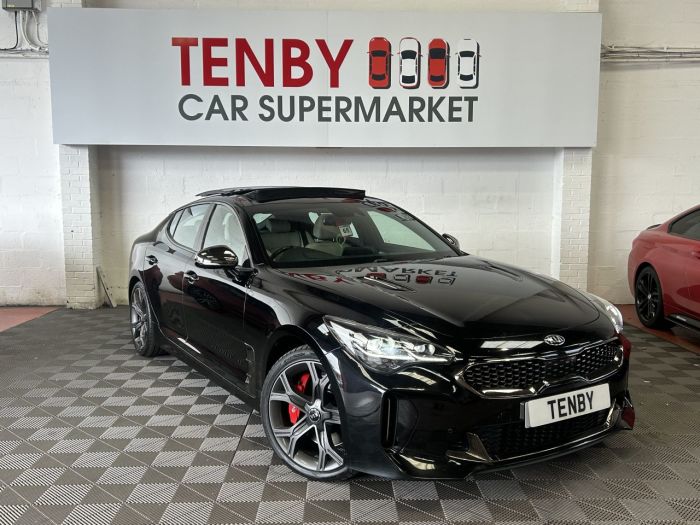 Kia Stinger 3.3 T-GDi V6 GT S Gran Turismo 5dr Petrol Auto Euro 6 (s/s) (365 bhp) Hatchback Petrol BLACK