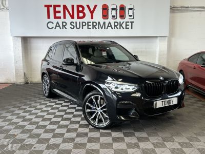 BMW X3 2.0 20d MHT M Sport SUV 5dr Diesel Hybrid Auto xDrive Euro 6 (s/s) (190 ps) SUV Hybrid BLACKBMW X3 2.0 20d MHT M Sport SUV 5dr Diesel Hybrid Auto xDrive Euro 6 (s/s) (190 ps) SUV Hybrid BLACK at Motor Finance 4u Tunbridge Wells