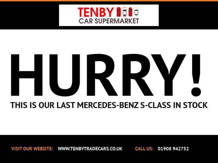 Mercedes-Benz S Class 3.0 S350Ld V6 SE Line Saloon 4dr Diesel 9G-Tronic+ Euro 6 (s/s) (258 ps) Saloon Diesel BLACK