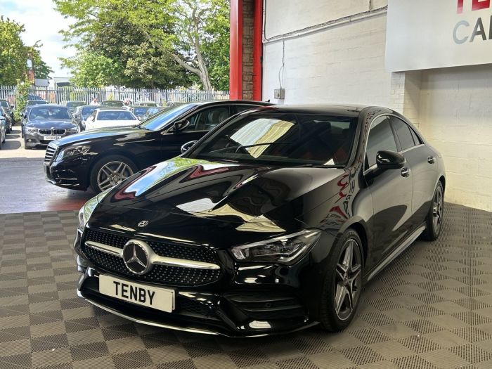 Mercedes-Benz CLA 1.3 CLA 180 AMG LINE PREMIUM PLUS 4d 135 BHP Coupe Petrol BLACK