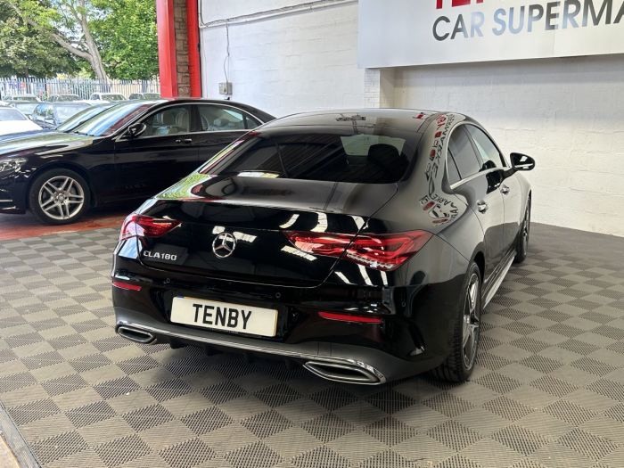 Mercedes-Benz CLA 1.3 CLA 180 AMG LINE PREMIUM PLUS 4d 135 BHP Coupe Petrol BLACK