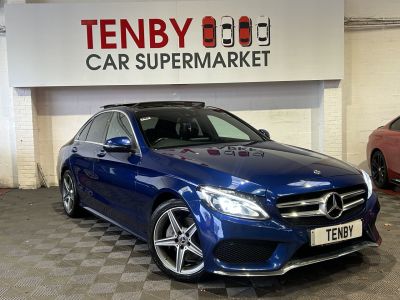 Mercedes-Benz C Class 2.1 C220d AMG Line (Premium Plus) Saloon 4dr Diesel G-Tronic+ Euro 6 (s/s) (170 ps) Saloon Diesel BLUEMercedes-Benz C Class 2.1 C220d AMG Line (Premium Plus) Saloon 4dr Diesel G-Tronic+ Euro 6 (s/s) (170 ps) Saloon Diesel BLUE at Motor Finance 4u Tunbridge Wells