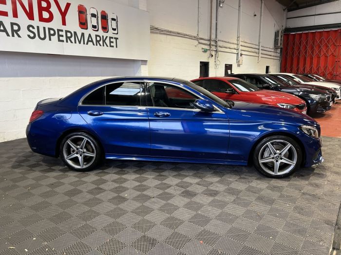 Mercedes-Benz C Class 2.1 C220d AMG Line (Premium Plus) Saloon 4dr Diesel G-Tronic+ Euro 6 (s/s) (170 ps) Saloon Diesel BLUE