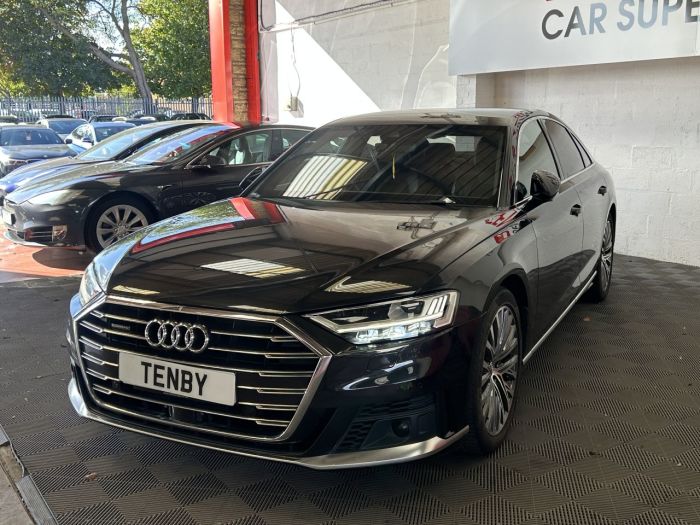 Audi A8 3.0 TDI V6 50 S line Saloon 4dr Diesel Tiptronic quattro Euro 6 (s/s) (286 ps) Saloon Diesel GREY