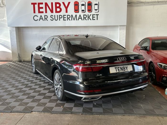 Audi A8 3.0 TDI V6 50 S line Saloon 4dr Diesel Tiptronic quattro Euro 6 (s/s) (286 ps) Saloon Diesel GREY