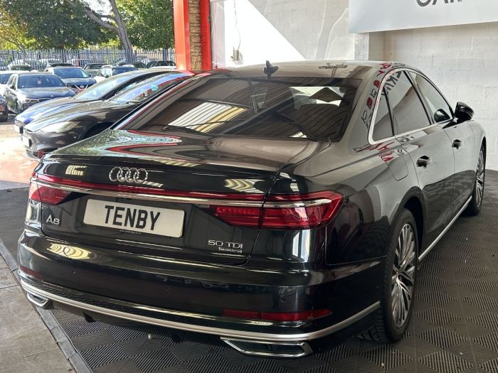 Audi A8 3.0 TDI V6 50 S line Saloon 4dr Diesel Tiptronic quattro Euro 6 (s/s) (286 ps) Saloon Diesel GREY