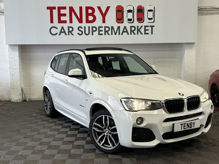 BMW X3 2.0 20d M Sport SUV 5dr Diesel Auto xDrive Euro 6 (s/s) (190 ps) SUV Diesel WHITE