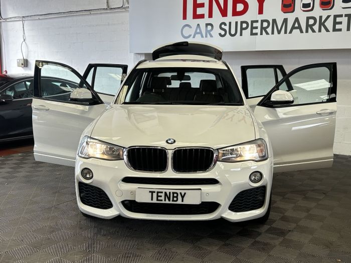 BMW X3 2.0 20d M Sport SUV 5dr Diesel Auto xDrive Euro 6 (s/s) (190 ps) SUV Diesel WHITE