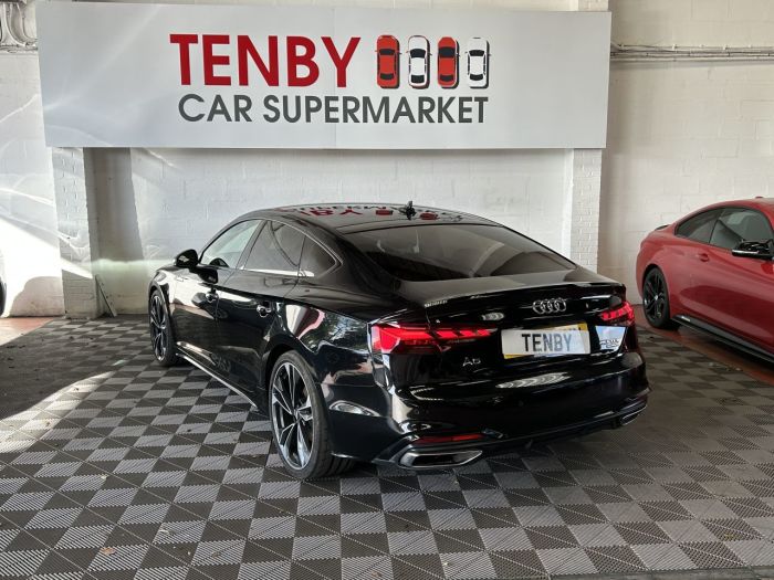 Audi A5 2.0 TDI 40 Edition 1 Sportback 5dr Diesel S Tronic quattro Euro 6 (s/s) (190 ps) Hatchback Diesel BLACK