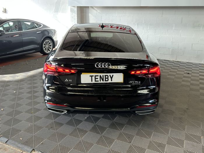 Audi A5 2.0 TDI 40 Edition 1 Sportback 5dr Diesel S Tronic quattro Euro 6 (s/s) (190 ps) Hatchback Diesel BLACK