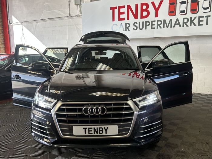 Audi Q5 2.0 TDI S line SUV 5dr Diesel S Tronic quattro Euro 6 (s/s) (190 ps) SUV Diesel BLUE